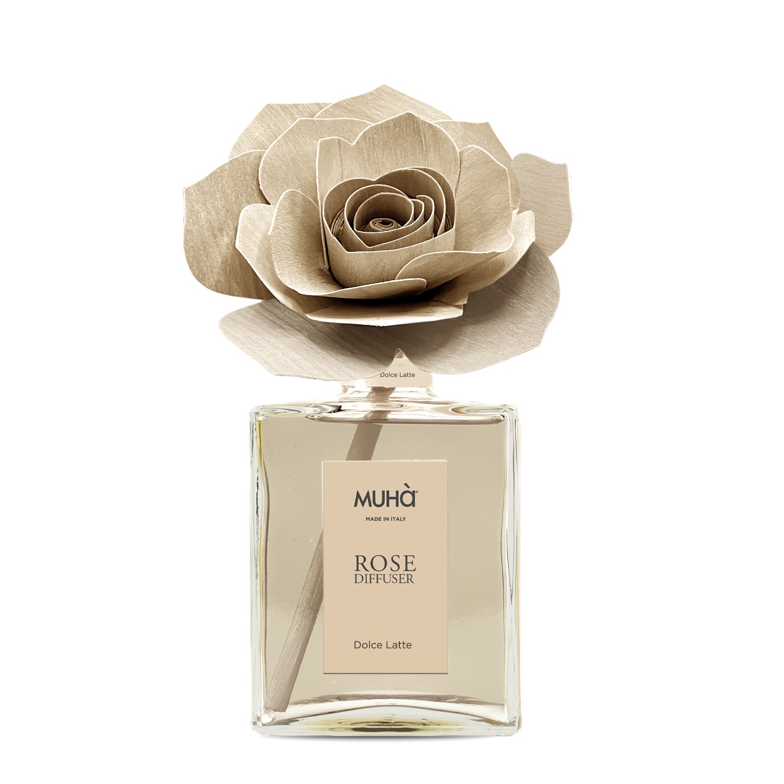 Muhà geurdiffuser ROSE Dolce Latte - 200ML