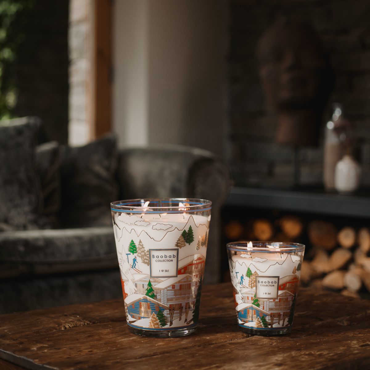 Baobab geurkaars Limited Edition - I LOVE SKI