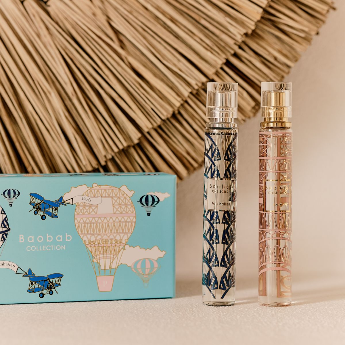 Baobab Sprays d'Intérieur - Coffret Cadeau Home Spray Paris & Manhattan