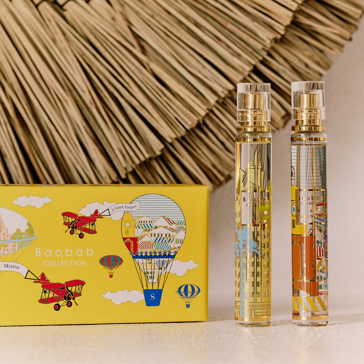 Baobab Interieursprays - Coffret Maison Spray Miami & Saint-Tropez