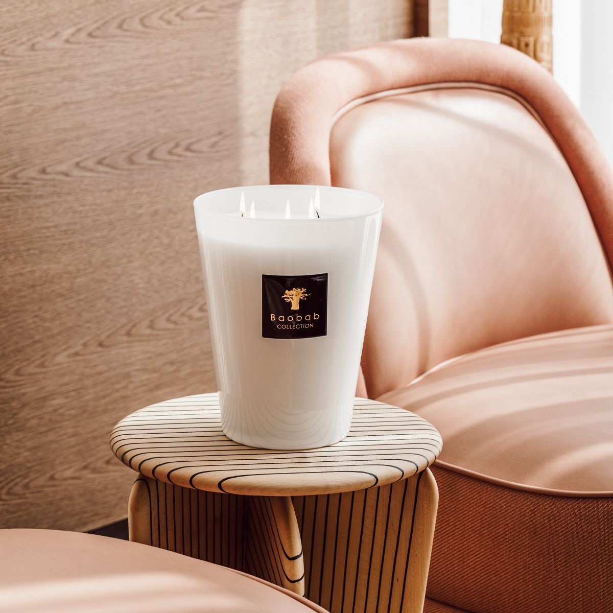 Bougie parfumée Baobab - Les Prestigieuses Pierre de Lune