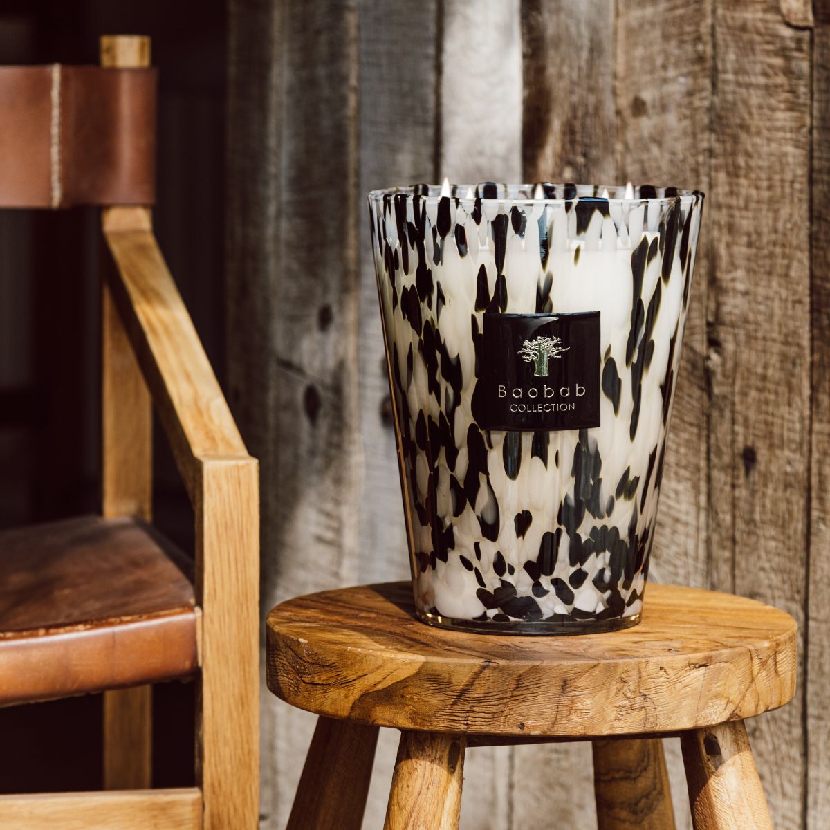 Baobab geurkaars - Black Pearls