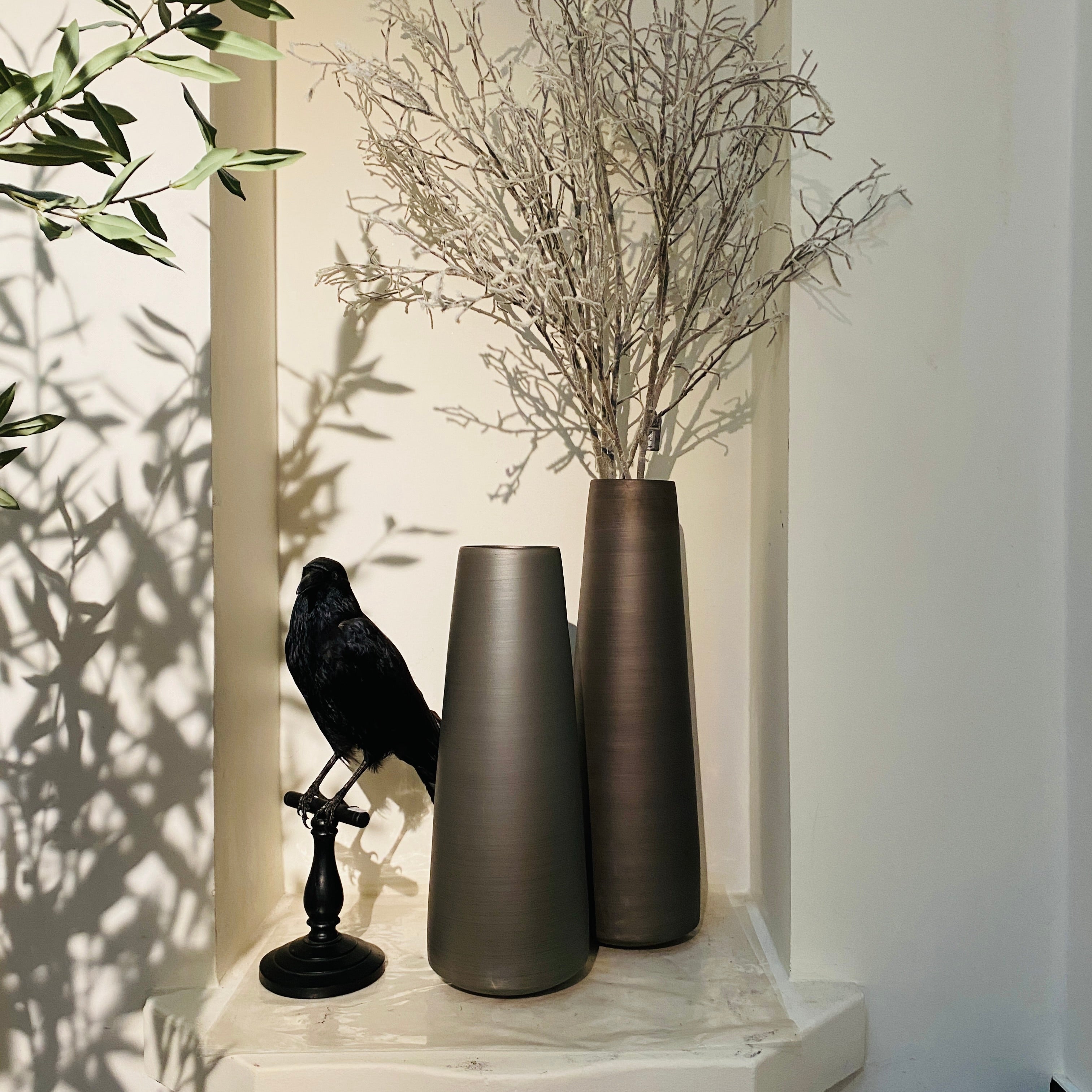 Rina Menardi keramiek vaas Mono Dark Bronze
