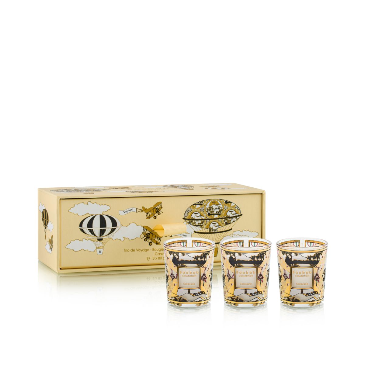 Baobab Geurkaars - TRIO TRAVEL CANDLES Caravane