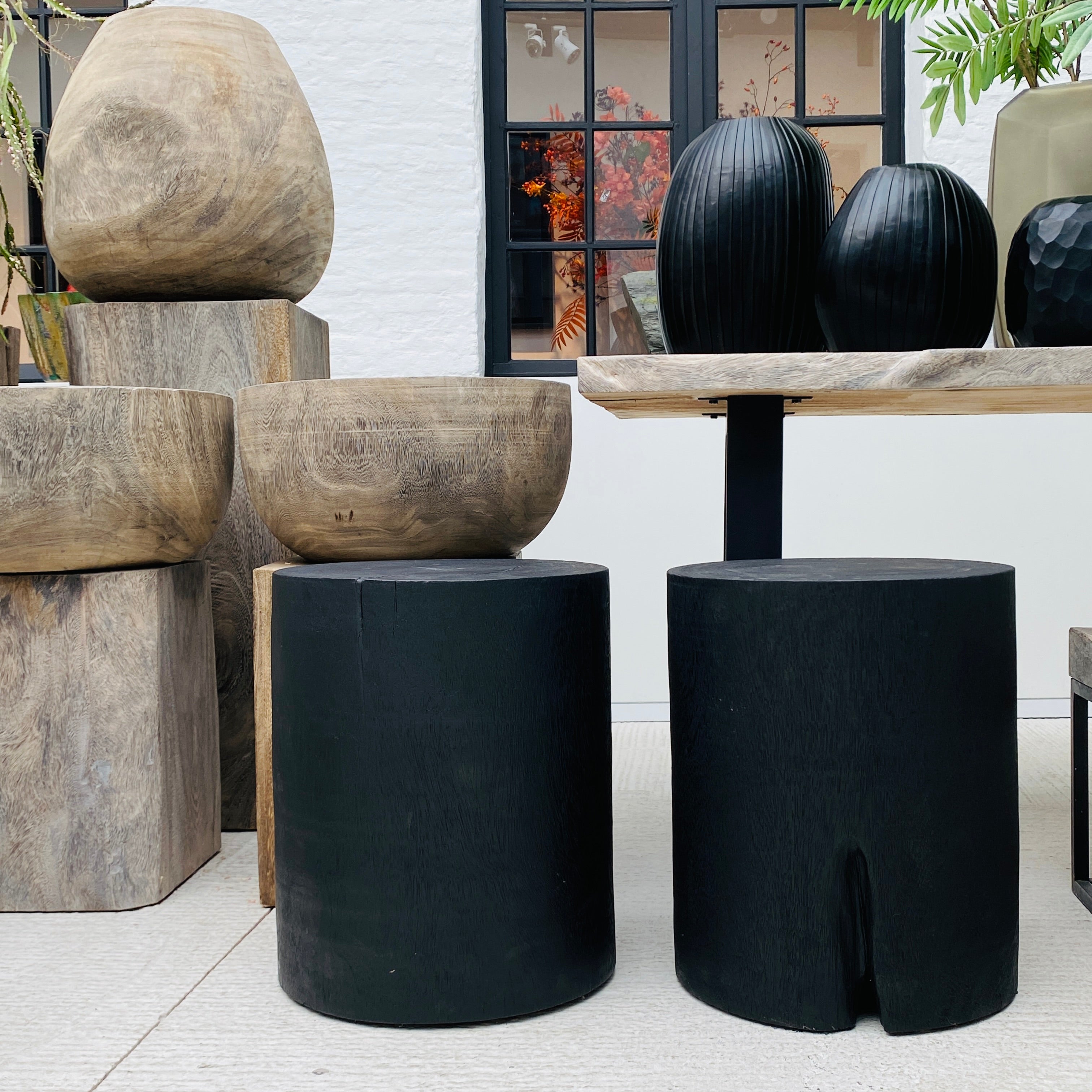 Socle suar Breit Ronde noir