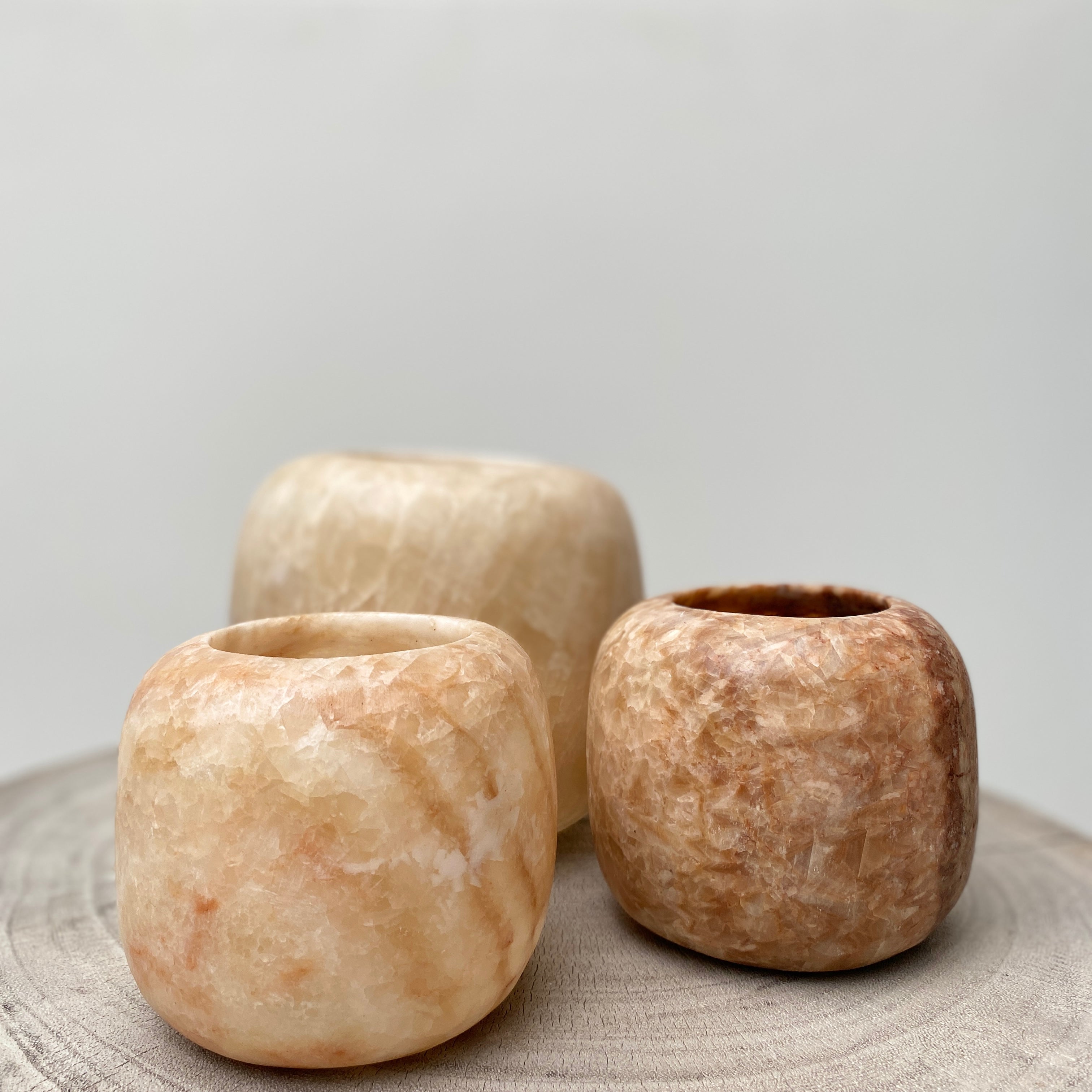 Alabaster Theelichthouder Curra Small (14cm)