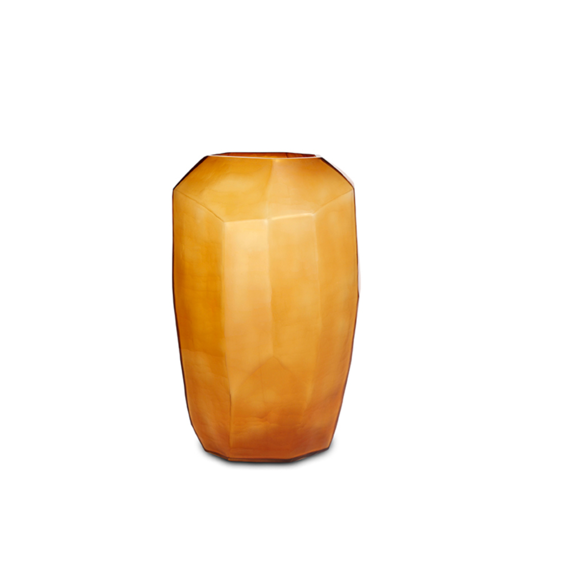 Vase GUAXS Cubistic Transparent/Or
