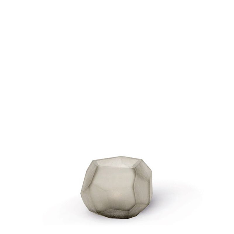 Vase GUAXS Cubistic Transparent/Or