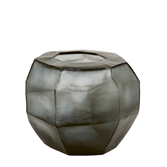 Vase GUAXS Cubistic Transparent/Or