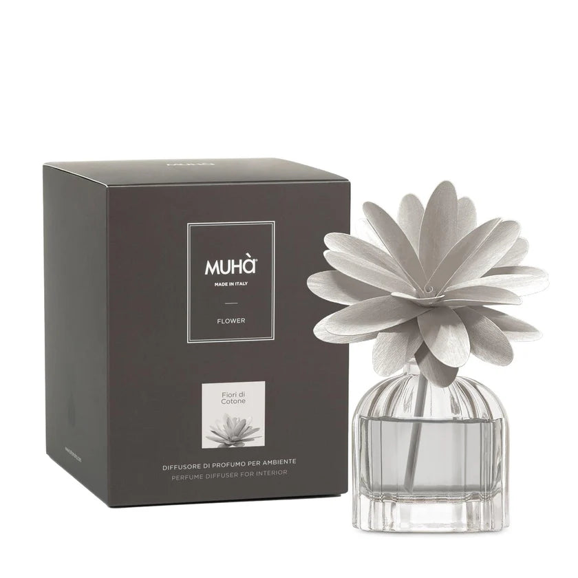 Muhà geurdiffuser FLOWER Fiori di Cotone - 60ML
