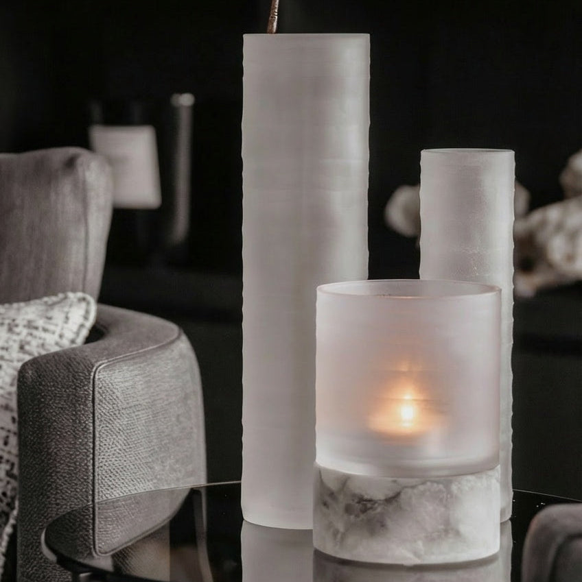 RAF DELUXE Lanterne Kalle Givrée Blanche - Petite