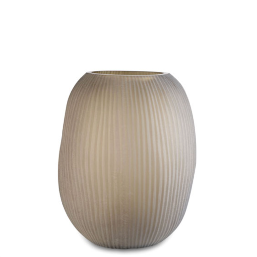 Vase Nagaa gris fumé GUAXS