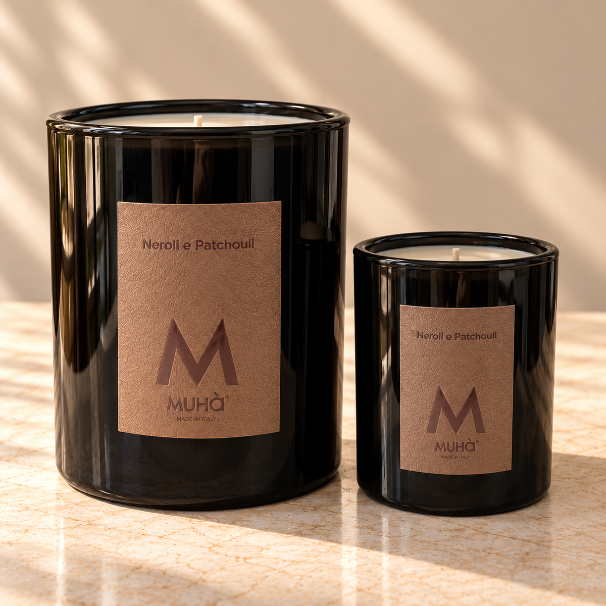 Muhà Luxe geurkaars Neroli & Patchouli