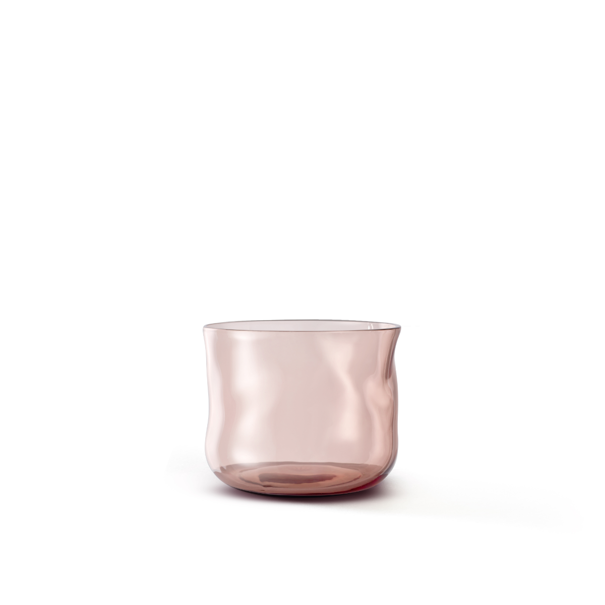 Paveau Kleurrijke Swirl waterglas Set van 2 - Silt (Bordeaux)