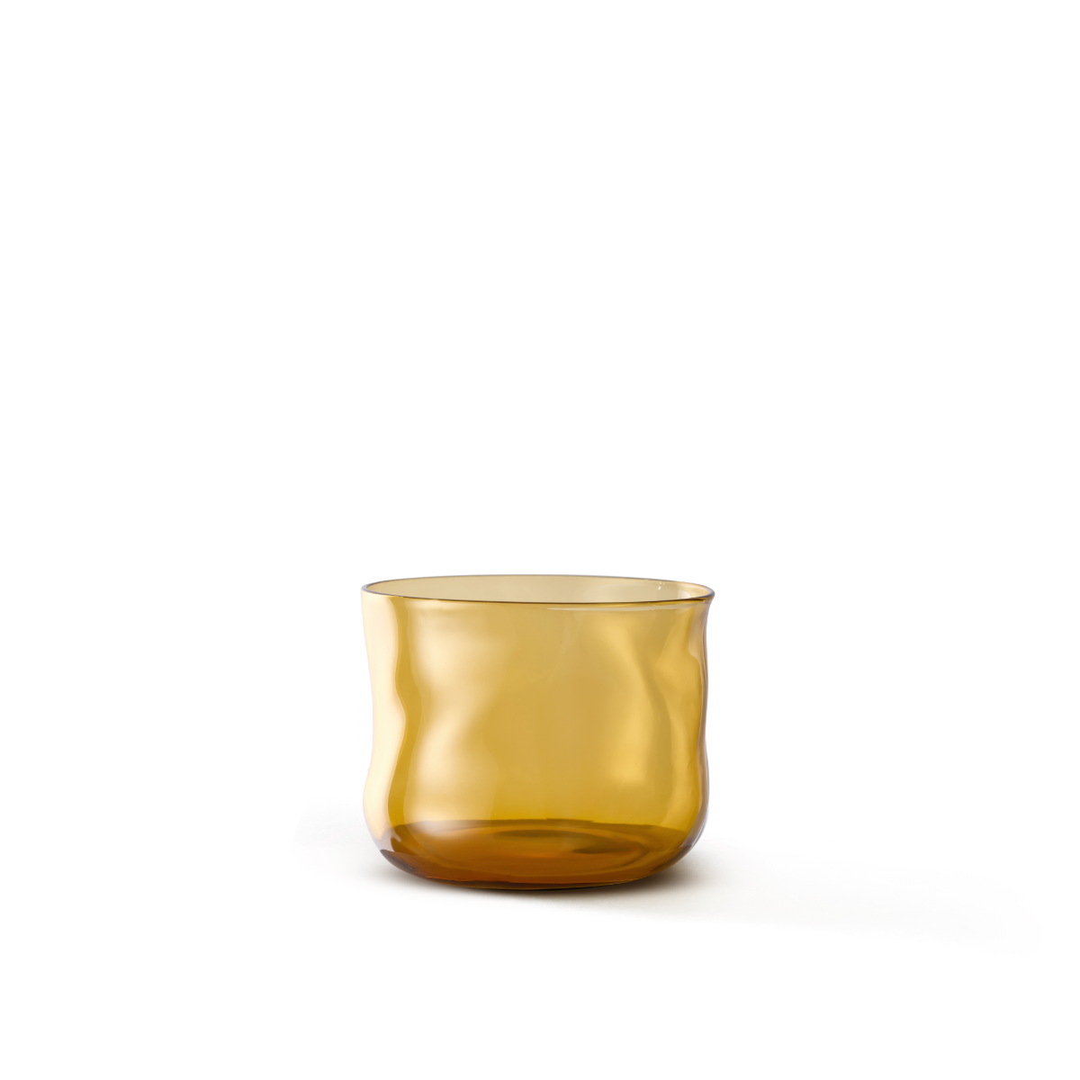 Paveau Kleurrijke Swirl waterglas Set van 2 - Dune (Oker)