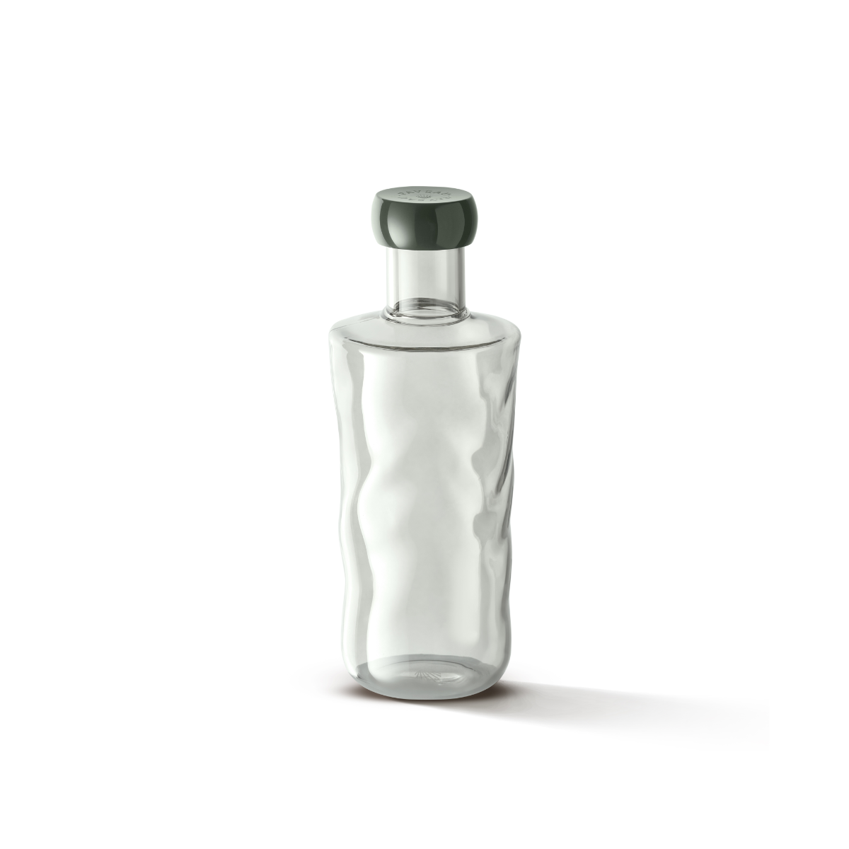 Paveau Kleurrijke Swirl waterfles Medium - Mist (Donkergroen)