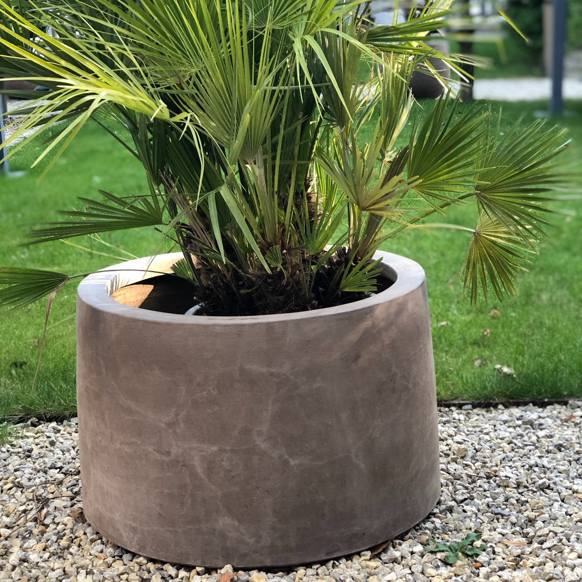 Pot Tubo en Terre Cuite d'Art