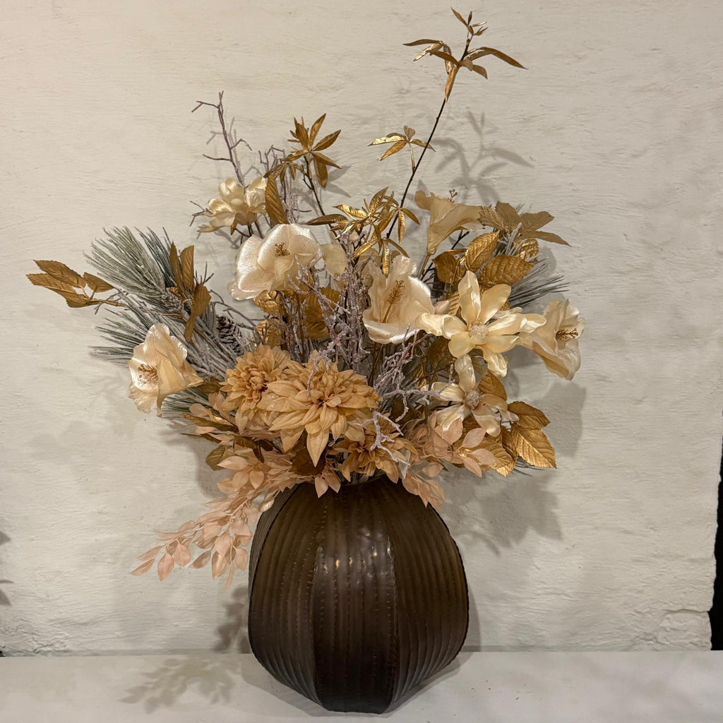 Zijdeboeket - Golden Frost