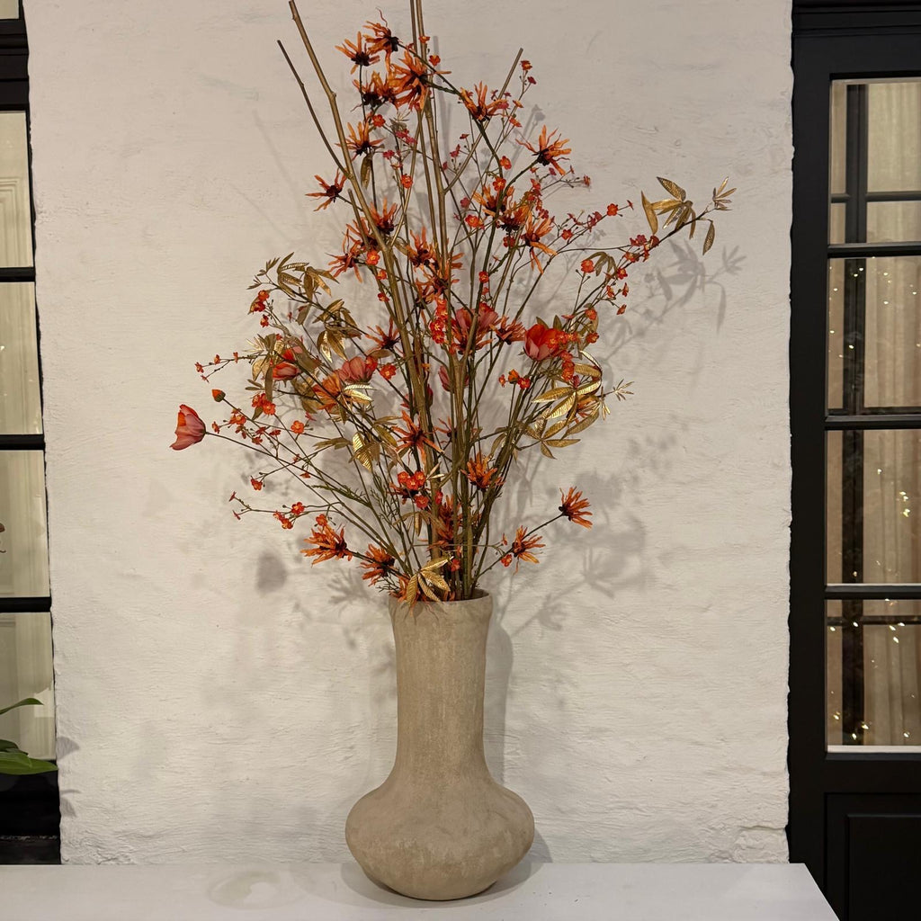 Zijdeboeket - Orange Hamamelis