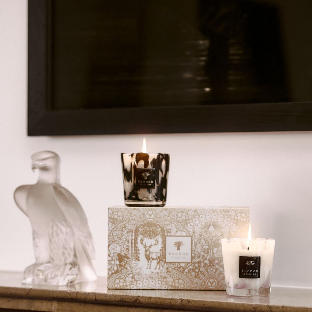 Baobab geurkaars geschenkset - Pearls