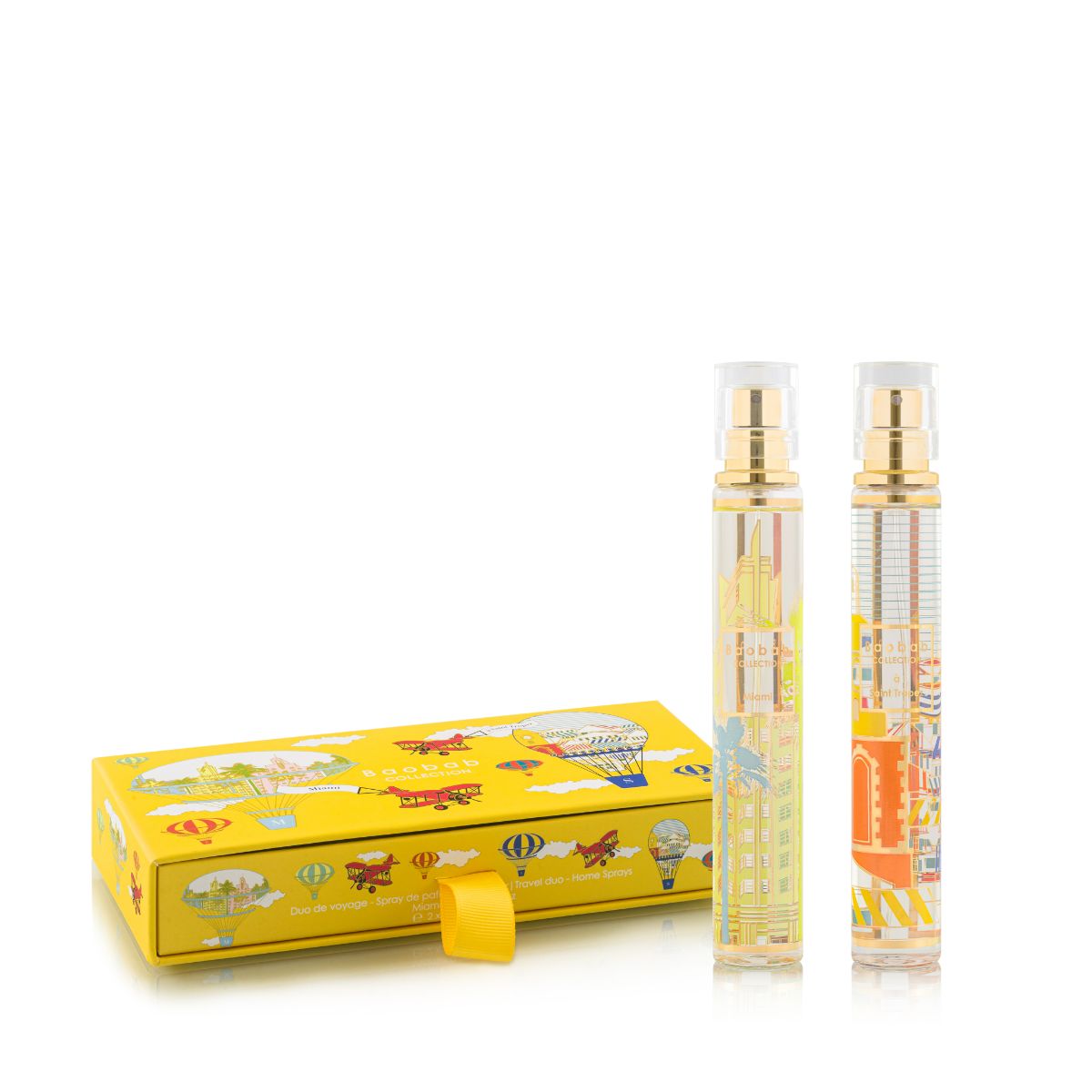 Baobab Interieursprays - Gift Box Home Spray Miami & Saint-Tropez