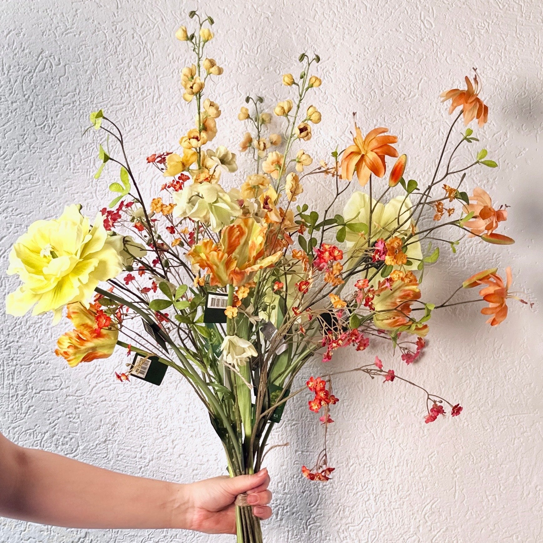 Bouquet de soie - brume violette