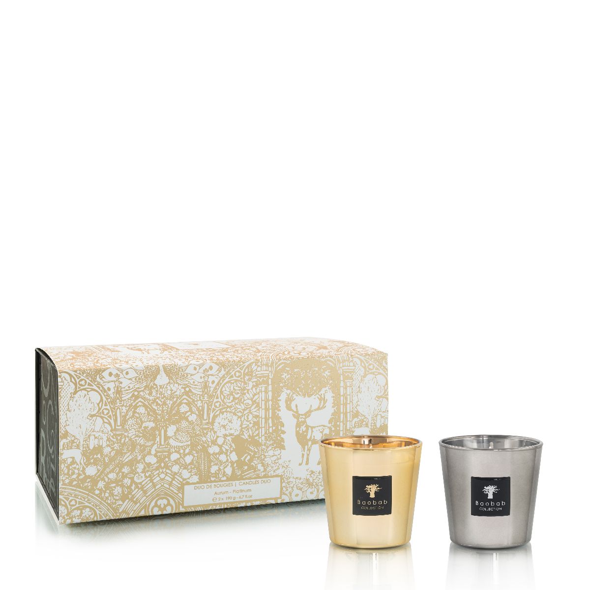 Coffret cadeau bougie parfumée Baobab - Les Exclusives