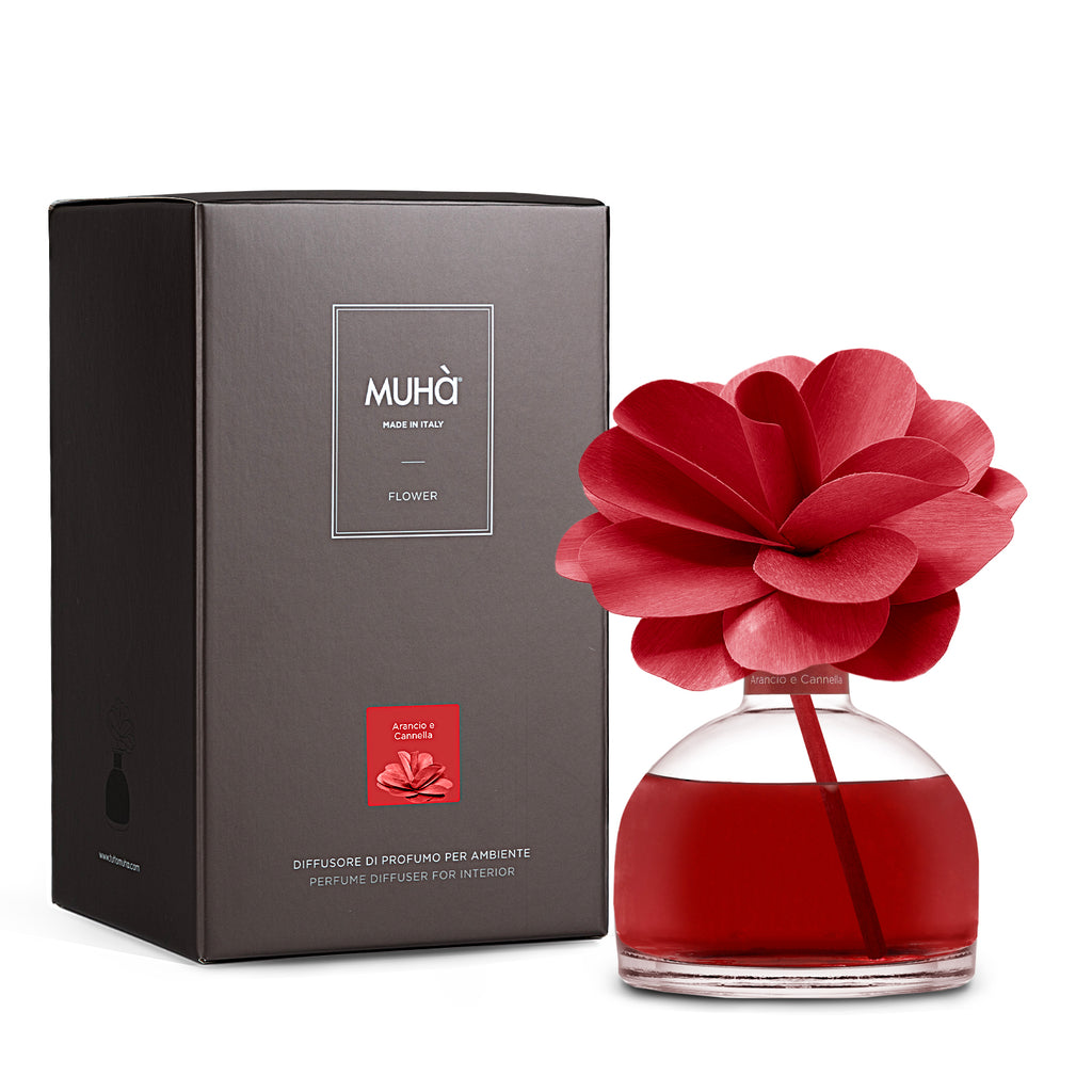 Muhà geurdiffuser FLOWER Arancio & Cannella - 200ML