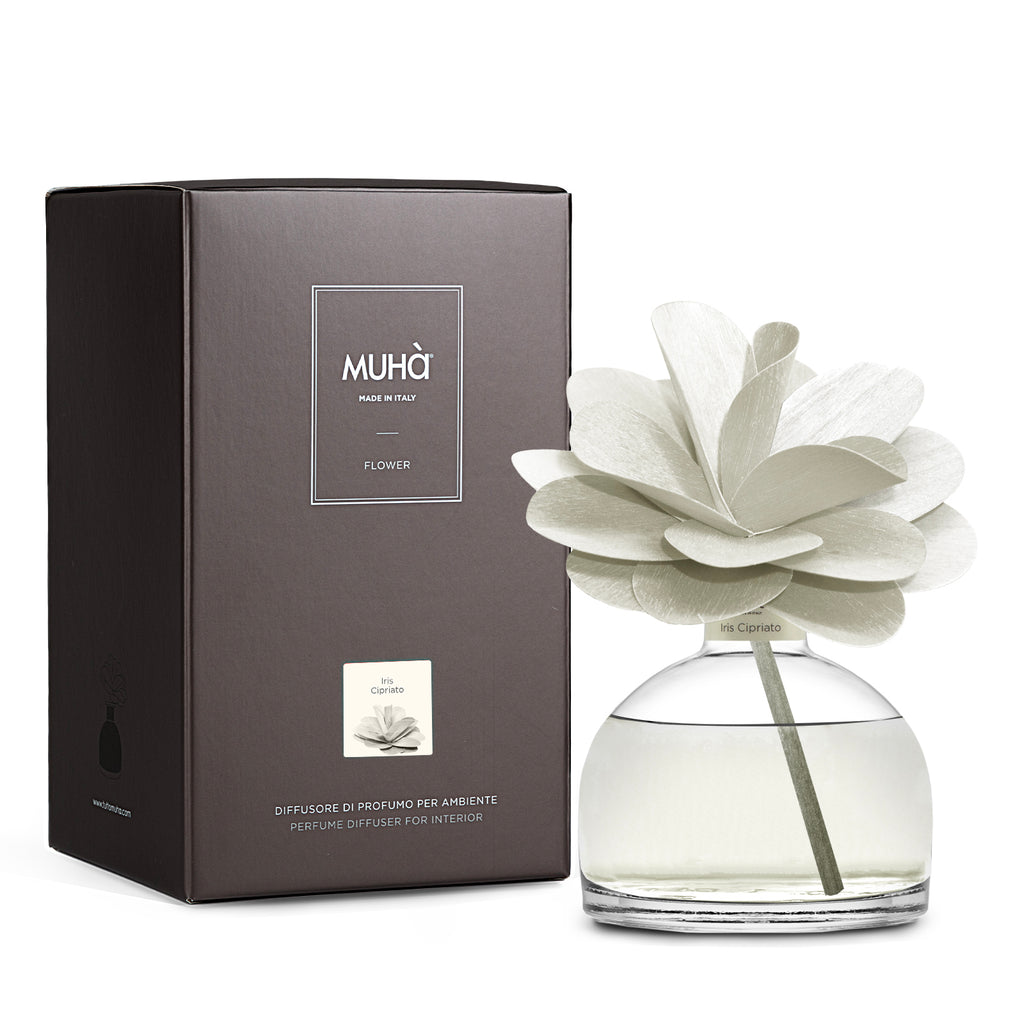 Muhà geurdiffuser FLOWER Iris Cipriato- 200ML