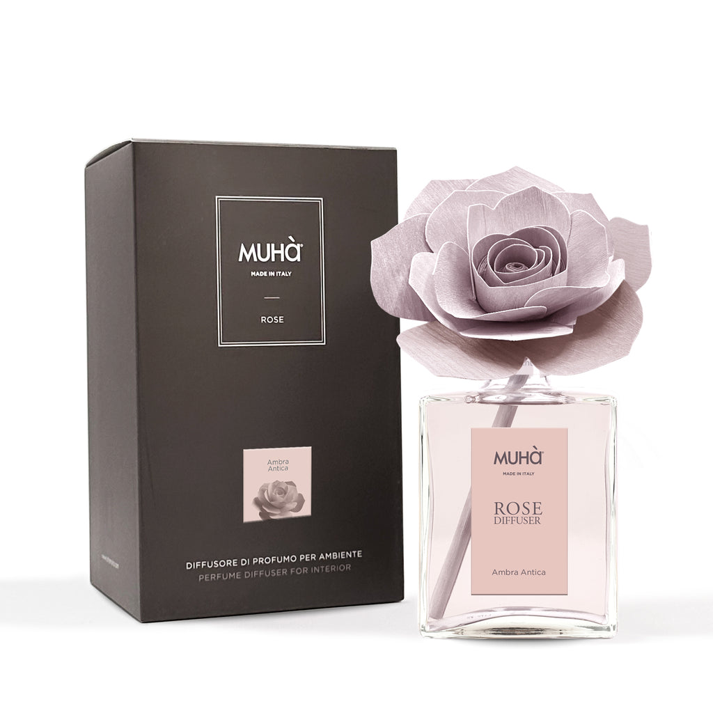 Muhà geurdiffuser ROSE Ambra Antica - 200ML