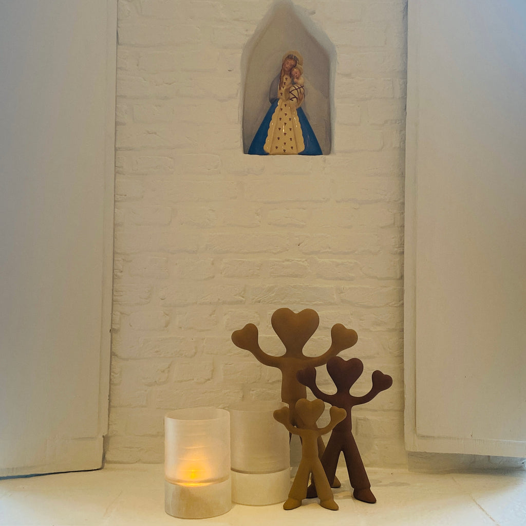 RAF DELUXE Windlicht Kalle Frosted White - Small