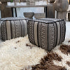 Gommaire vierkante pouf - Outdoor