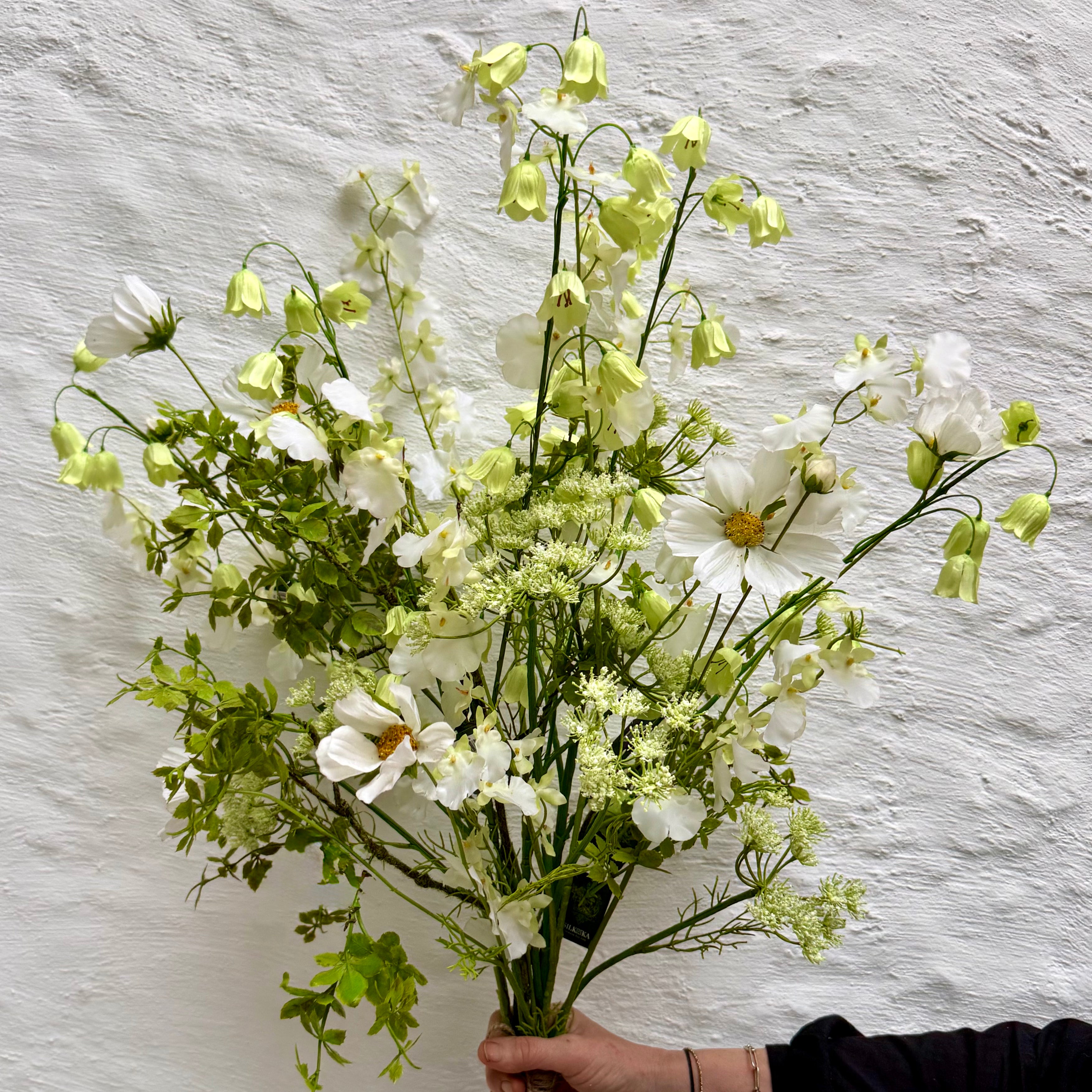 Bouquet de soie - Chuchotement blanc