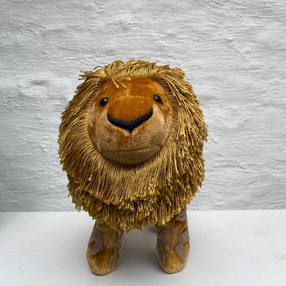 Anke Drechsel lion brodé main