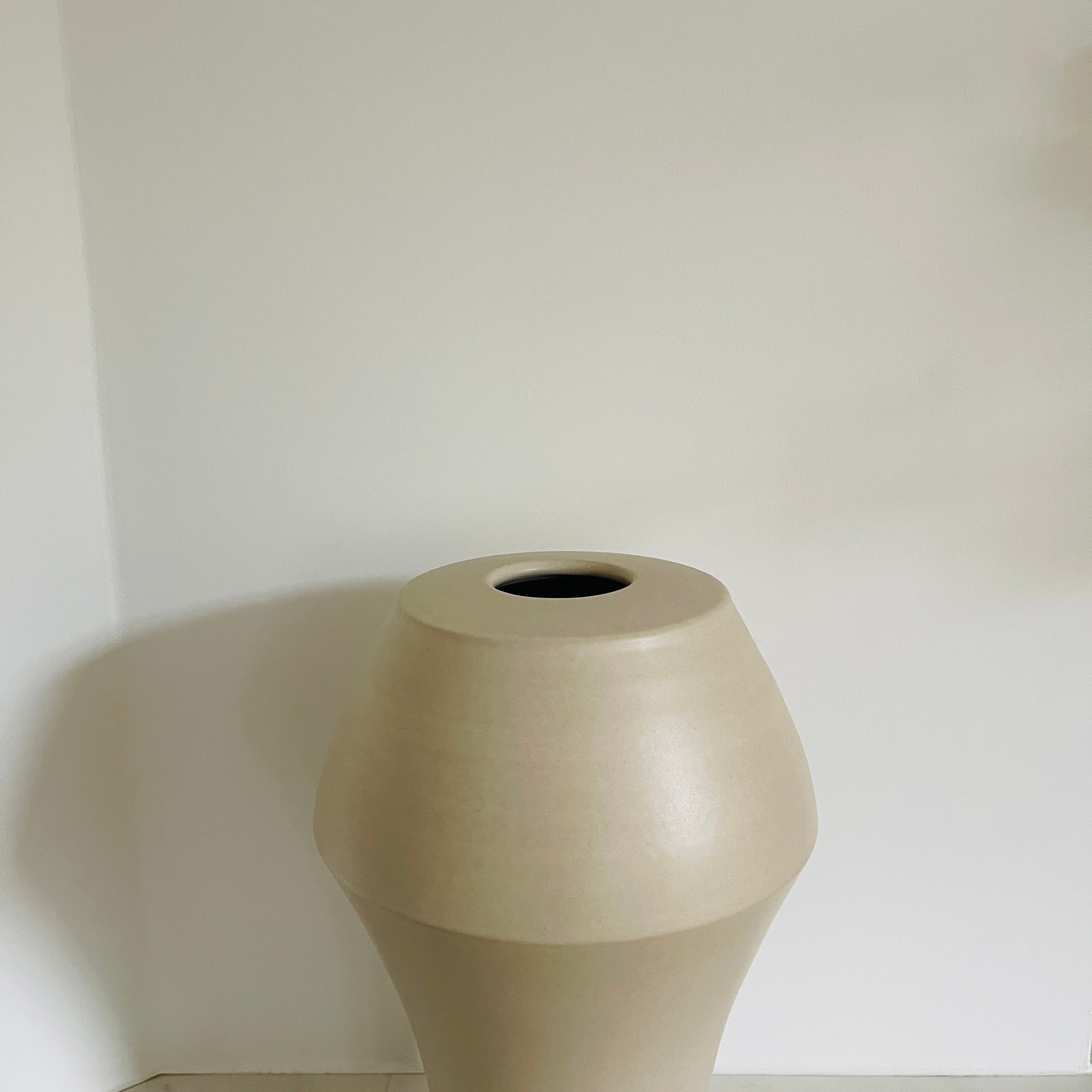 Vase Mobach Keramiek KM179 - Écru