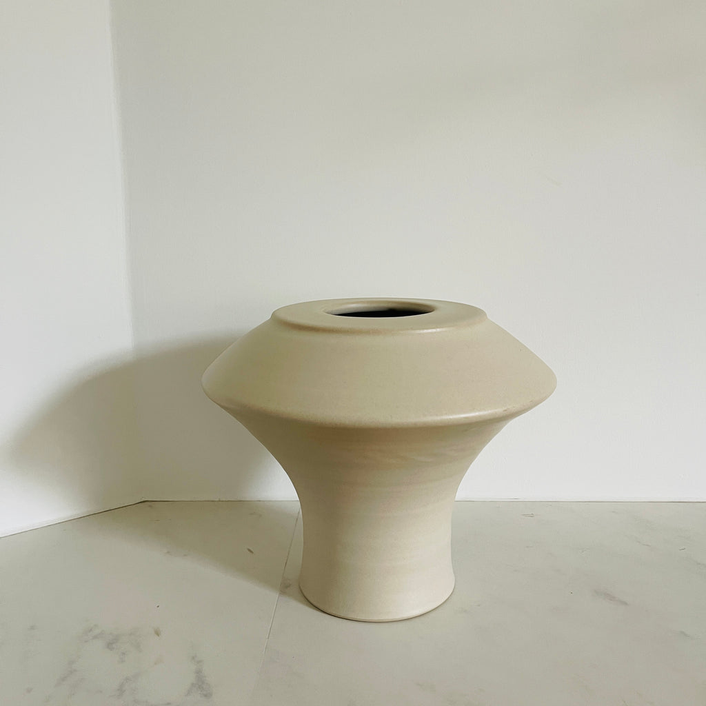 Mobach Keramiek vaas KM175 - Ecru