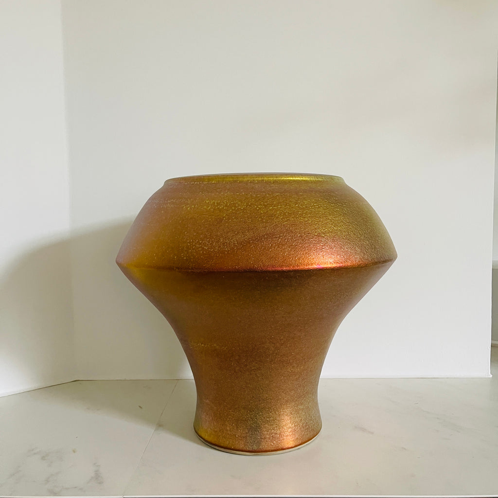 Mobach Keramiek vaas KM176 - Goud