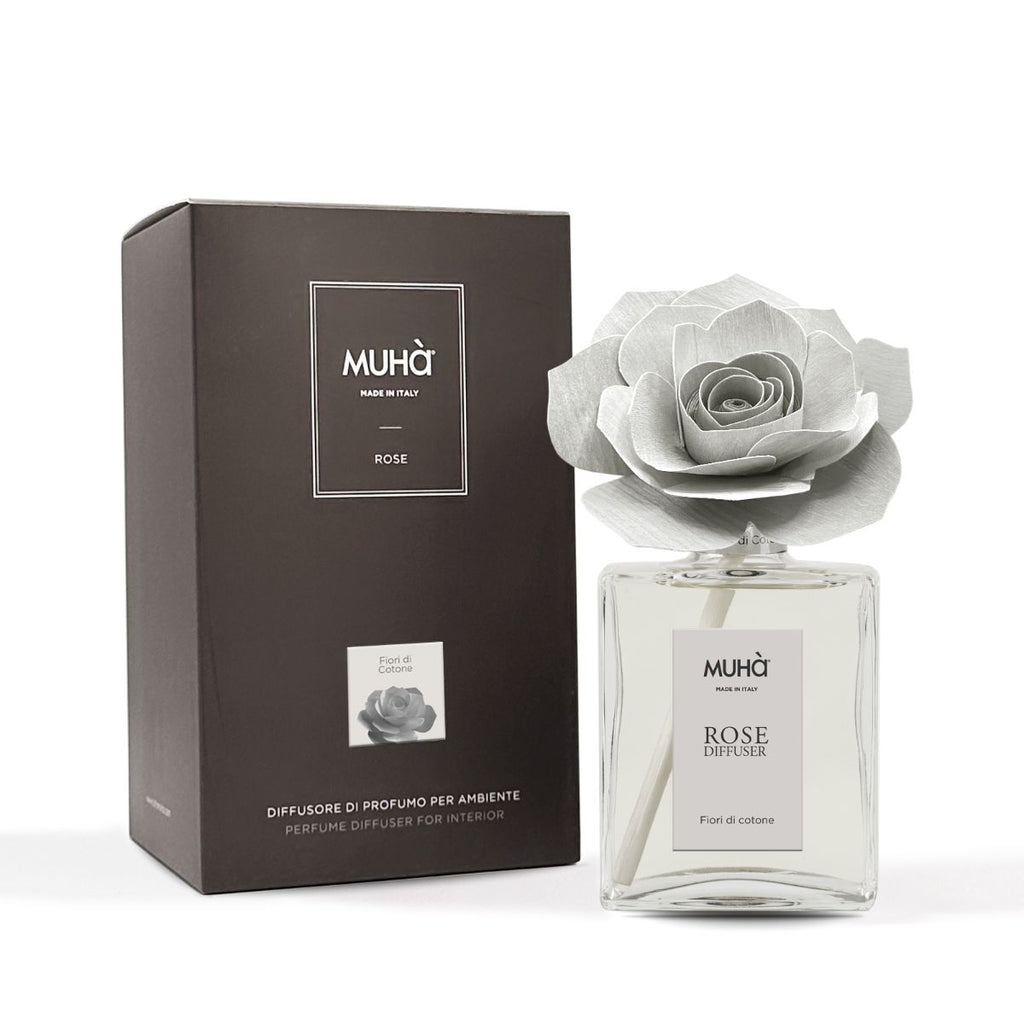 Muhà geurdiffuser ROSE Fiori di Cotone - 200ML