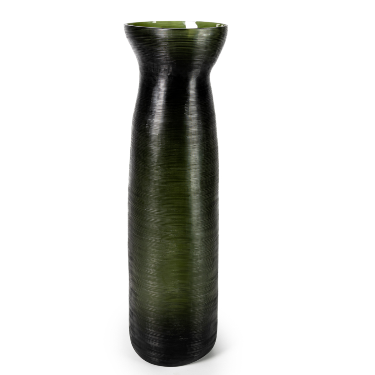 GUAXS Vase Mathura Noir/Gris acier