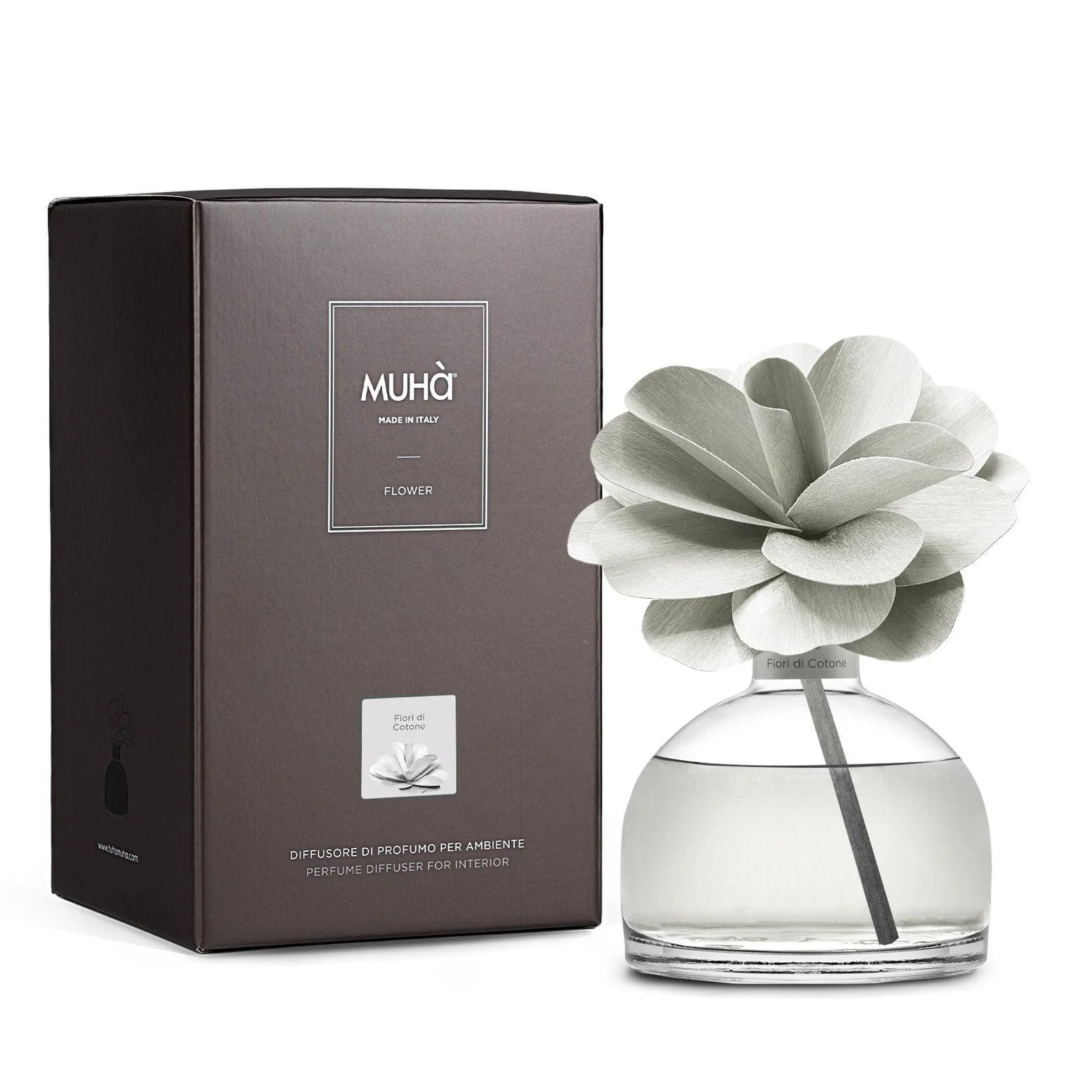 Muhà diffuseur de parfum FLEUR Fleurs de Coton - 60ML
