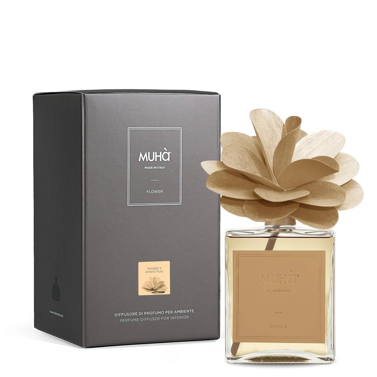 Diffuseur de parfum Muhà FLEUR Cèdre & Bergamote - 200ML