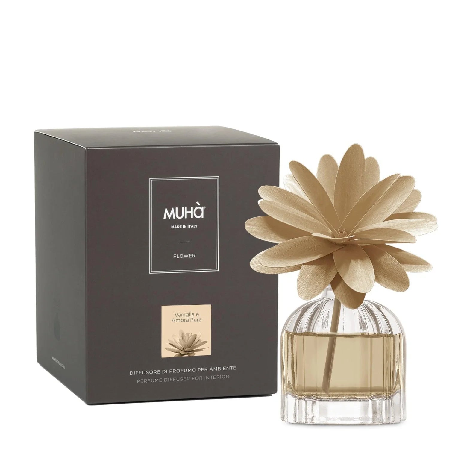 Diffuseur de parfum Muhà FLEUR Cèdre & Bergamote - 200ML