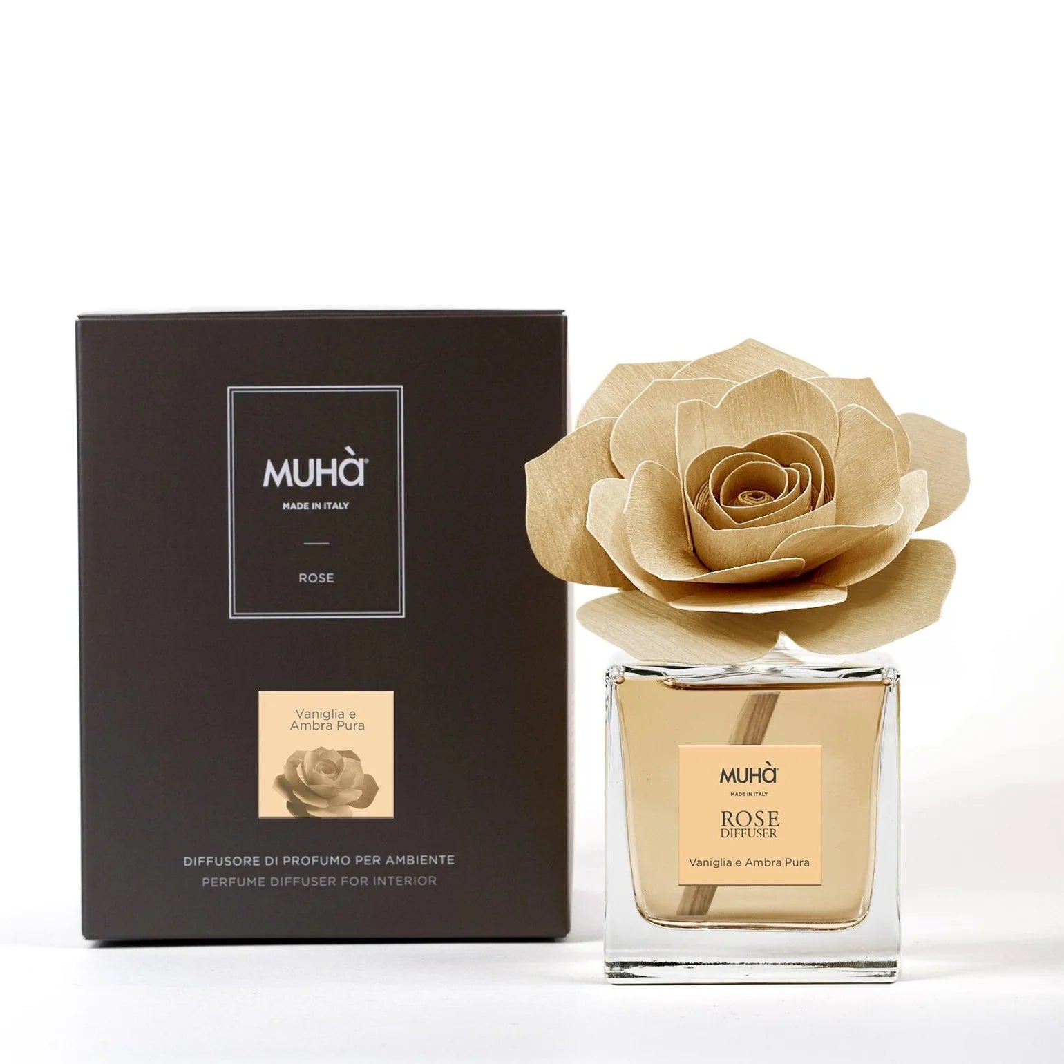 Muhà diffuseur de parfum ROSE Bois et Thé - 200ML