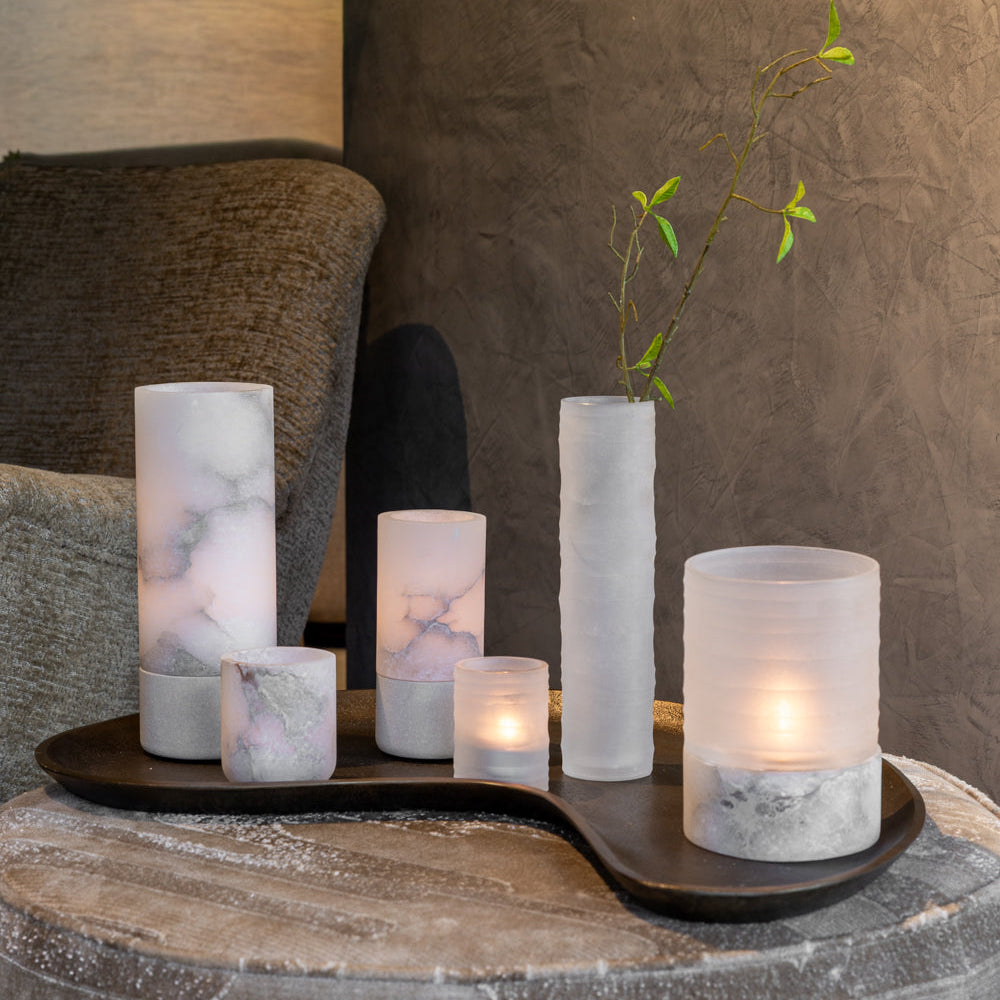 RAF DELUXE Lanterne Kalle Givrée Blanche - Petite
