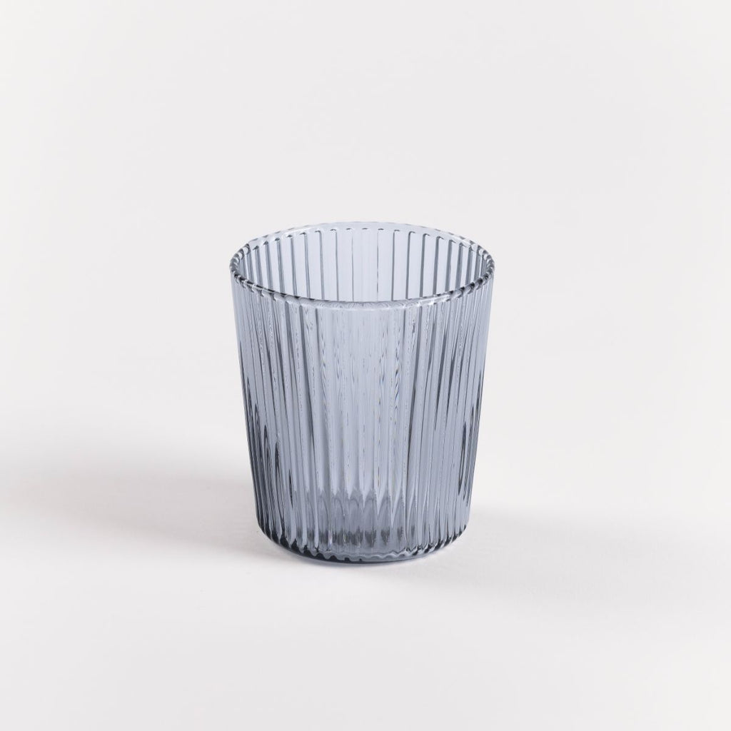 Paveau Kleurrijk geribbeld waterglas - Twilight