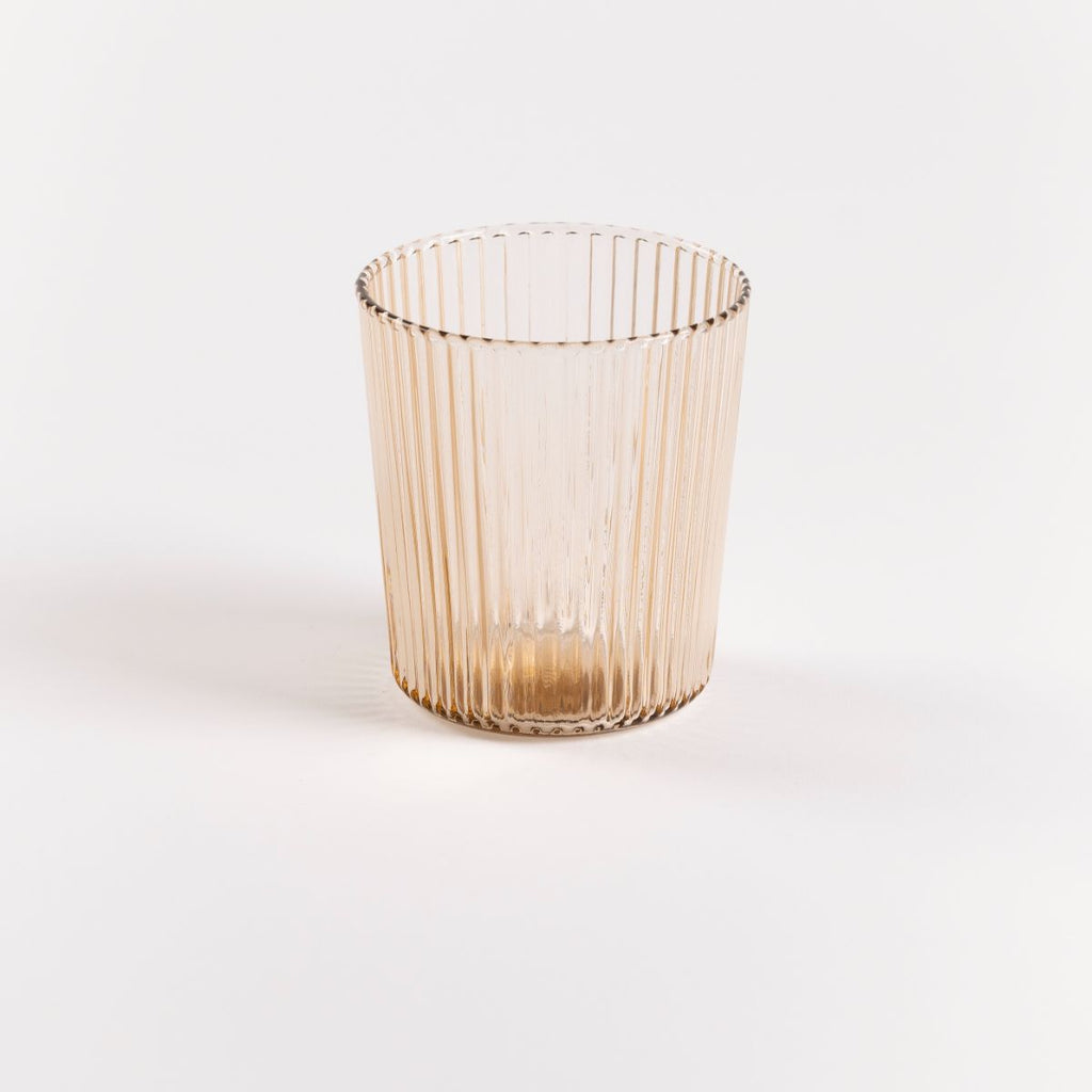 Paveau Kleurrijk geribbeld waterglas - Bells