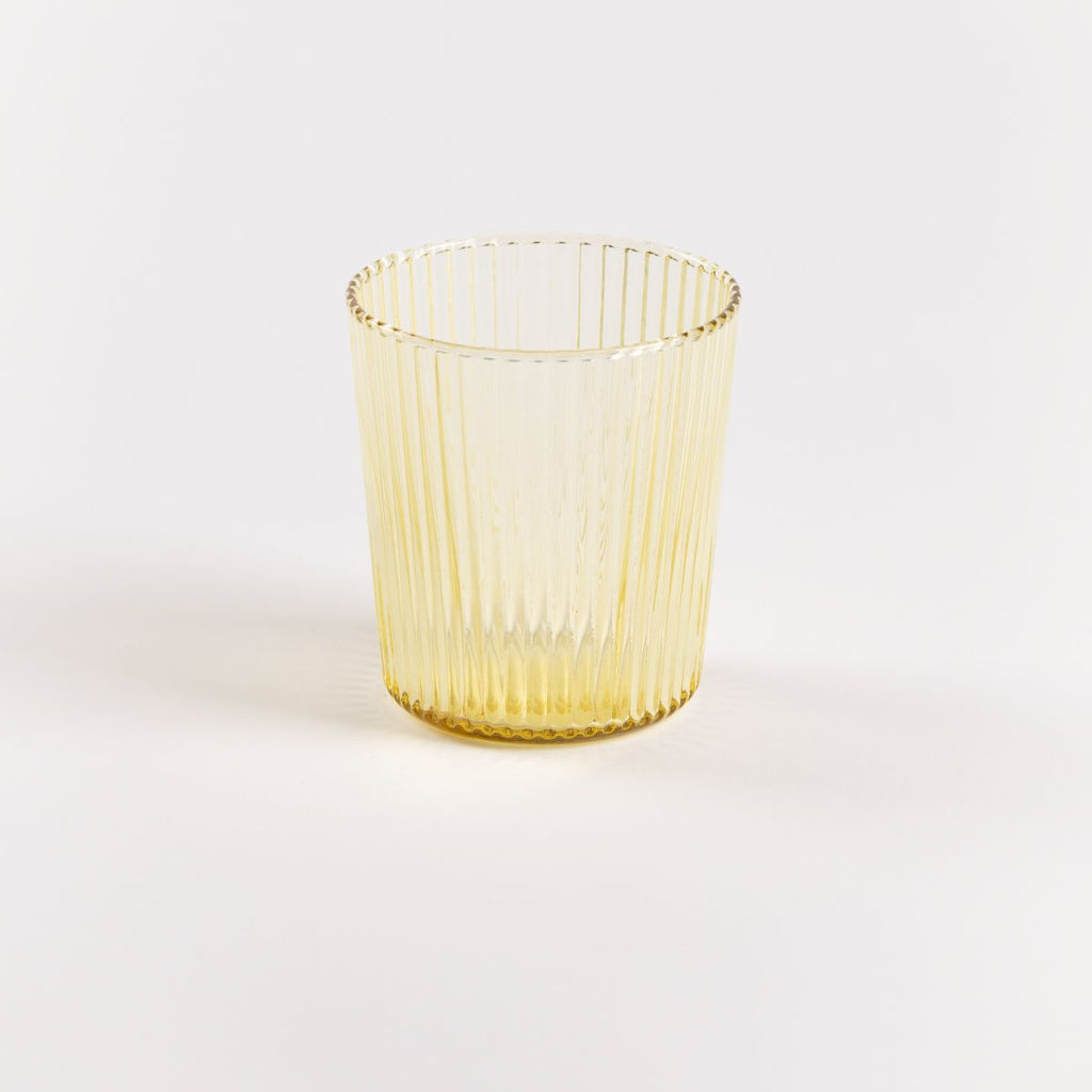 Paveau Kleurrijk geribbeld waterglas - Cable