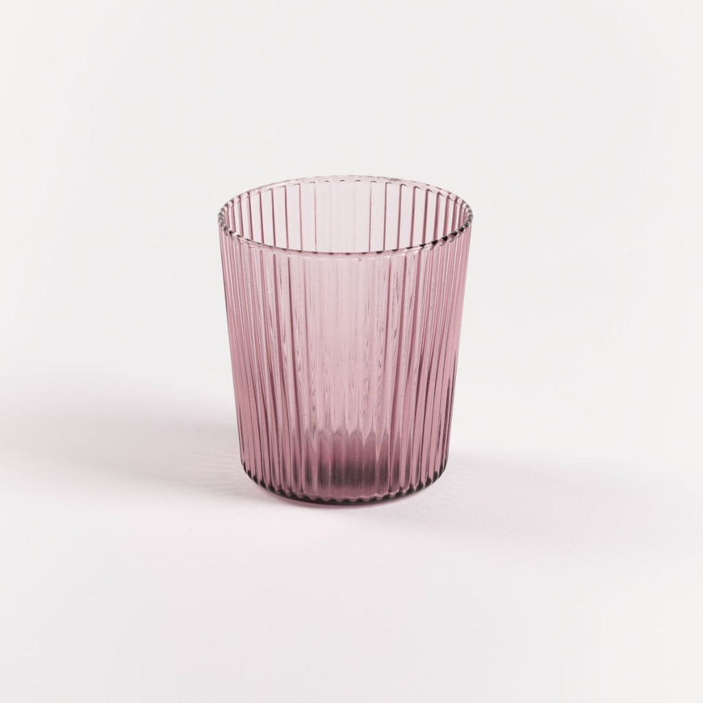 Paveau Kleurrijk geribbeld waterglas - Broome