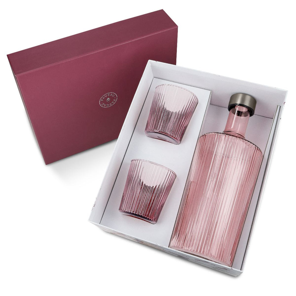 Paveau Geschenkset waterfles met 2 glazen - Broome