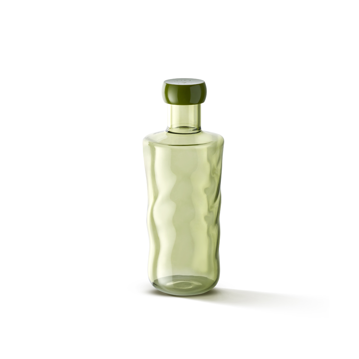 Paveau Kleurrijke Swirl waterfles Medium - Moss (Groen)